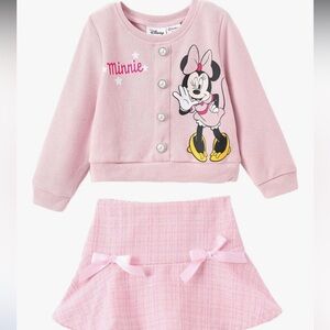 NWOT Disney Minnie Mouse Pink Outfit Set
